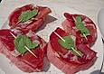 Chicas Kalbssteaks &agrave; la Saltimbocca vom Grill
