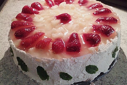 Ananas-K&auml;se Torte
