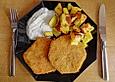 Gebackener Zeller (Sellerie) mit Kr&auml;uterdip