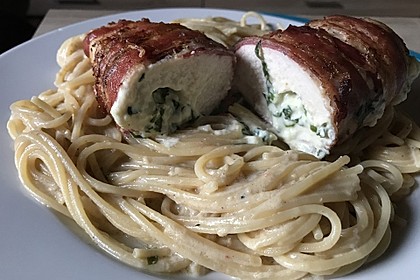 Gefüllte Bärlauch-Hähnchen-Rouladen 10