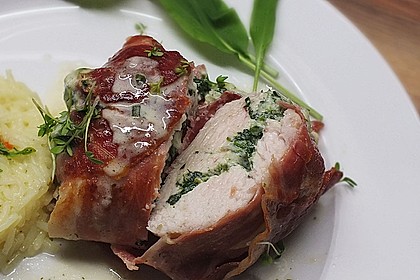Gefüllte Bärlauch-Hähnchen-Rouladen 3