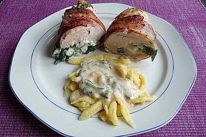Gefüllte Bärlauch-Hähnchen-Rouladen 4