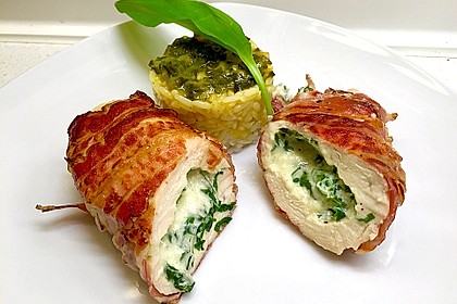 Gefüllte Bärlauch-Hähnchen-Rouladen 1