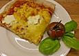 Zucchini-Tomaten-Vollkornpizza