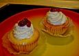 K&auml;sekuchen-Cupcakes mit Shortbread