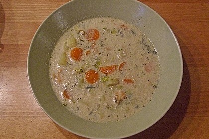 Fischsuppe &agrave; la Krakenes Fyr