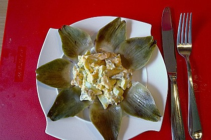 Artischocken-Eiersalat