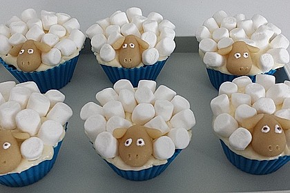 Cupcake-Schafe mit Marshmallow-Frosting 68