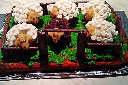 Cupcake-Schafe mit Marshmallow-Frosting 161