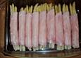 &Uuml;berbackene Schinken-Spargelr&ouml;llchen