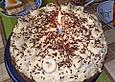 Bananen-Schokokuchen mit Vanillepudding