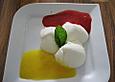 Limonen Mousse an Mangosauce