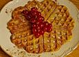 Apfel-Hirse-Waffeln