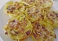 Spaghetti Muffins a la Carbonara