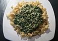 Nudeln mit Spinat-Thunfisch-So&szlig;e