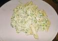 Penne mit Zucchini-Frischk&auml;se-So&szlig;e
