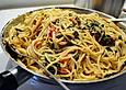 Nudeln mit Spinat, Schafsk&auml;se und Tomate