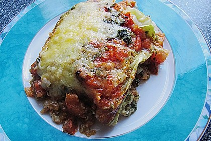 Wei&szlig;kohl-Lasagne vegetarisch