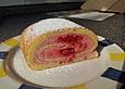 Biskuit-Himbeer-Rolle