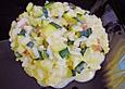 Zucchini-Risotto mit Speck