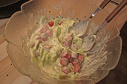 Gurkensalat mit W&uuml;rstchen 2