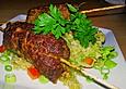 Teriyaki-Spie&szlig;e mit Bulgursalat