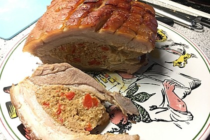 Gefüllter Schweinebauch 4