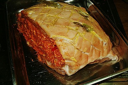 Gefüllter Schweinebauch 5