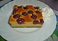 Kirschkuchen auf dem Blech