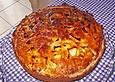 Apfelsternkuchen mit Vanillecreme