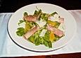 Feldsalat mit Lachsschinken