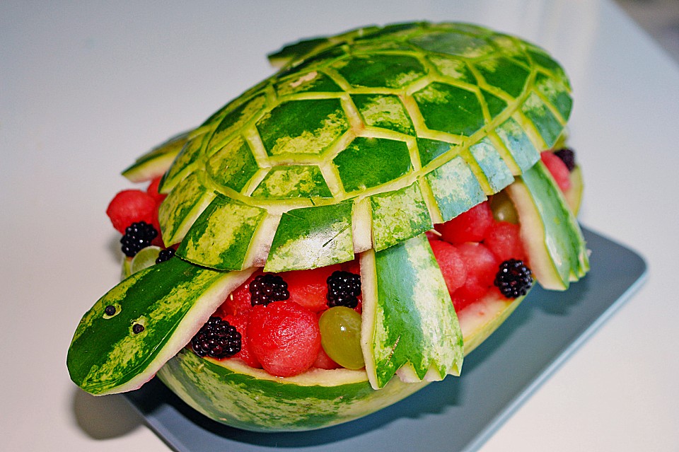 Melonen-Schildkröte (Rezept mit Bild) von moosmutzel311 | Chefkoch.de