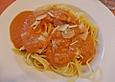 Spaghetti mit Tomaten-Mascarponesauce und Karotten