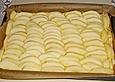Apfel-Sandkuchen vom kleinen Blech