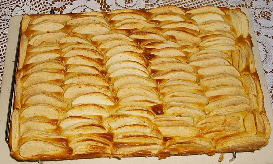 Apfel-Sandkuchen vom kleinen Blech (Rezept mit Bild) | Chefkoch.de
