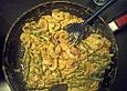 Tagliatelle mit gr&uuml;nem Spargel und Champignons