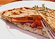 Verr&uuml;ckter D&ouml;ner mit Leberkas
