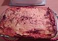 Vegetarische Lasagne mit K&auml;seso&szlig;e und Porree
