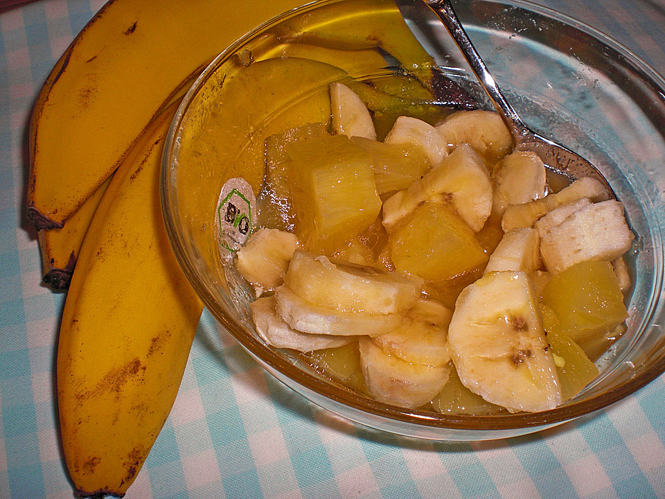 Ananas-Bananen-Salat (Rezept mit Bild) von KiwiK | Chefkoch.de