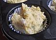 Herzhalft Polenta-Muffins mit Parmesankruste