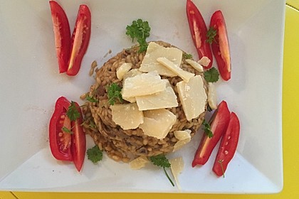 Risotto mit getrockneten Steinpilzen 6