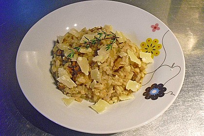 Risotto mit getrockneten Steinpilzen 2