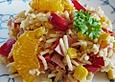 Reissalat fruchtig mit Mandarinen