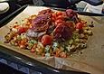 Niederrheinisches Schweinefilet mit Ofengem&uuml;se