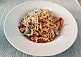 Mie-Nudeln mit Gem&uuml;se in Erdnussso&szlig;e