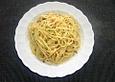 Spaghetti aglio e olio mit Bacon