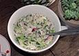 Frische russische Sommersuppe f&uuml;r hei&szlig;e Tage