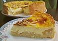Apfeltorte mit Vanillepudding