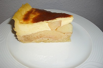 Apfeltorte mit Vanillepudding 2