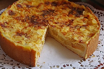 Apfeltorte mit Vanillepudding